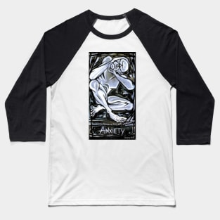 'Anxiety' Baseball T-Shirt